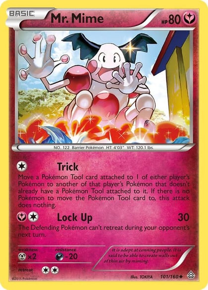 Mr. Mime, XY - Primal Clash 101/160