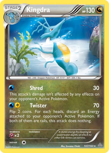 Kingdra, XY - Primal Clash 107/160