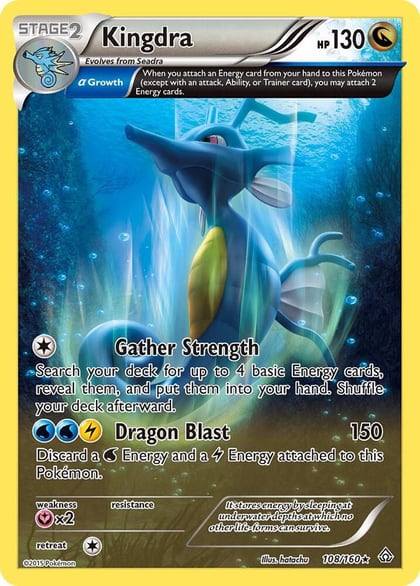 Kingdra (Alpha), XY - Primal Clash 108/160