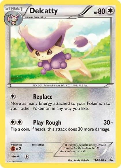 Delcatty, XY - Primal Clash 114/160