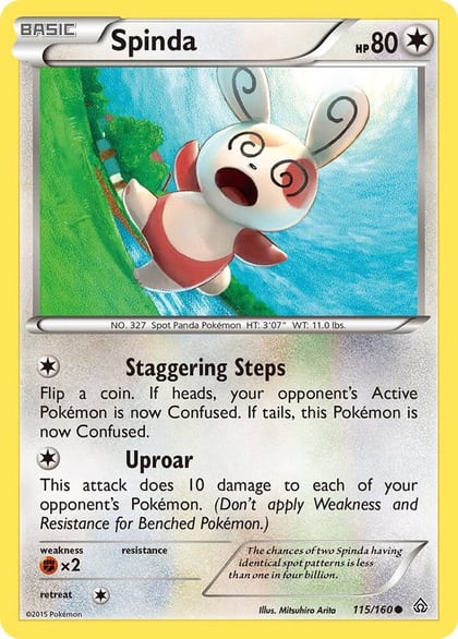 Spinda, XY - Primal Clash 115/160