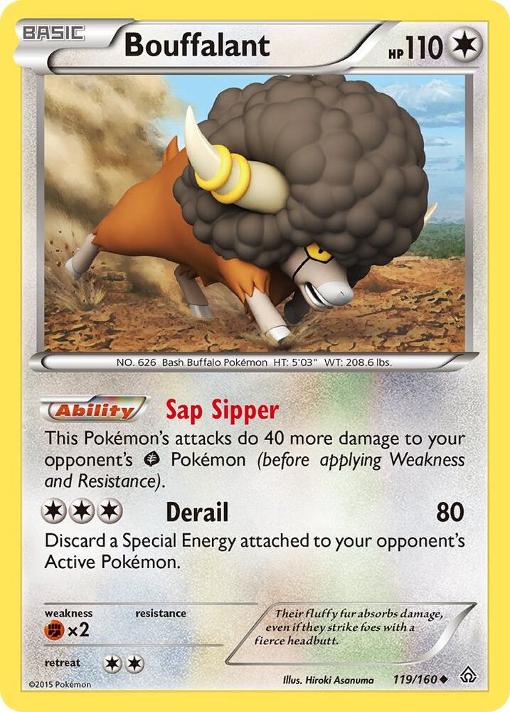 Bouffalant, XY - Primal Clash 119/160