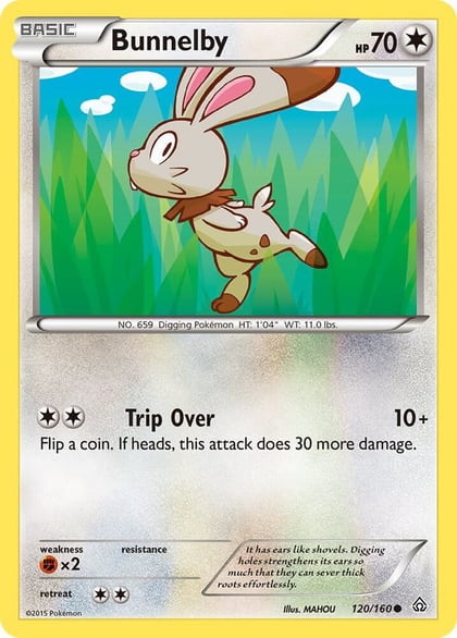 Bunnelby, XY - Primal Clash 120/160