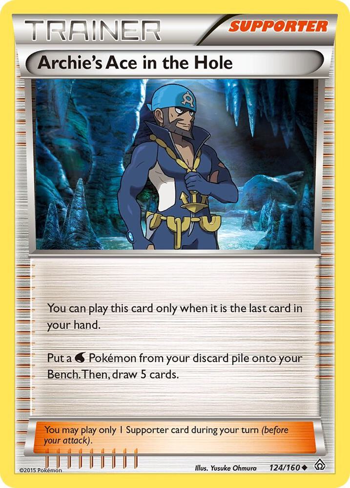Archie's Ace in the Hole, XY - Primal Clash 124/160