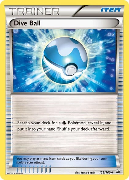 Dive Ball, XY - Primal Clash 125/160