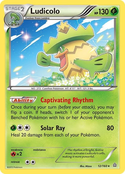 Ludicolo, XY - Primal Clash 12/160