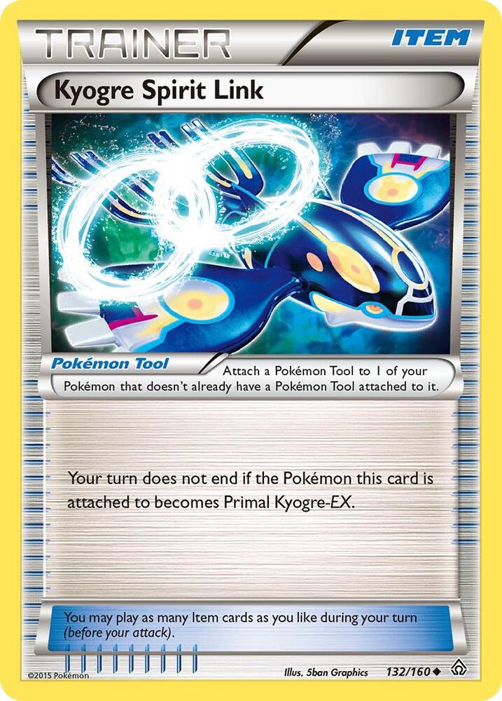 Kyogre Spirit Link, XY - Primal Clash 132/160