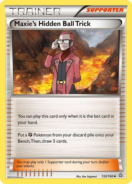 Maxie's Hidden Ball Trick, XY - Primal Clash 133/160