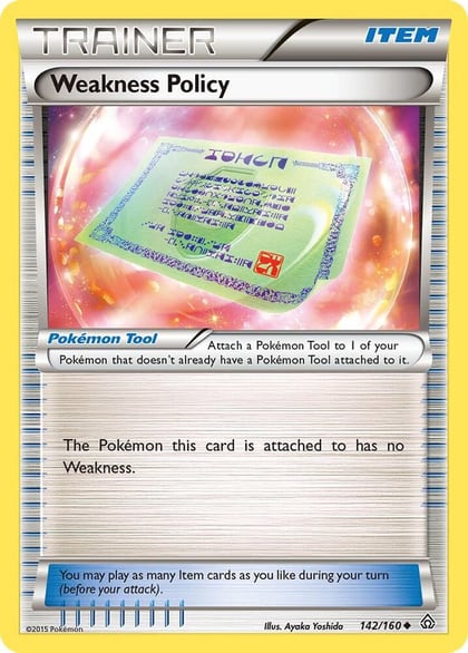 Weakness Policy, XY - Primal Clash 142/160