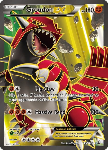 Groudon EX (150 Full Art), XY - Primal Clash 150/160