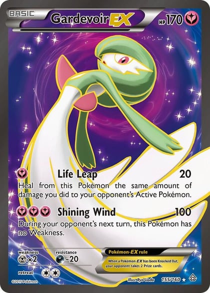 Gardevoir EX (155 Full Art), XY - Primal Clash 155/160