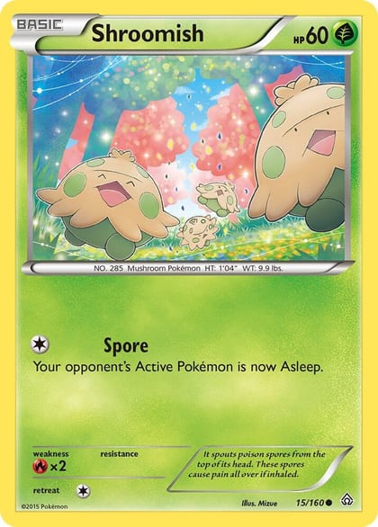 Shroomish, XY - Primal Clash 15/160