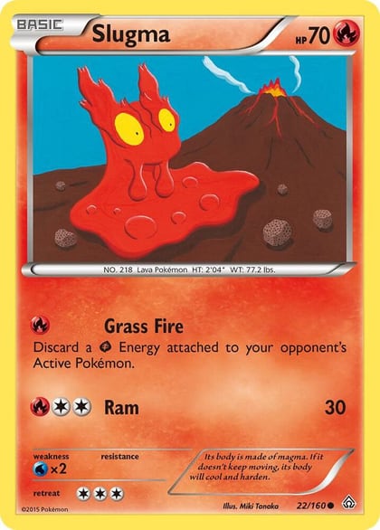 Slugma, XY - Primal Clash 22/160