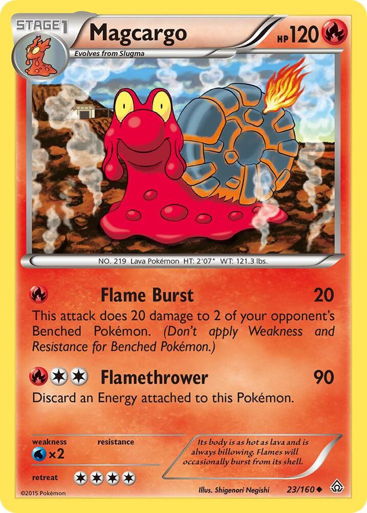 Magcargo, XY - Primal Clash 23/160