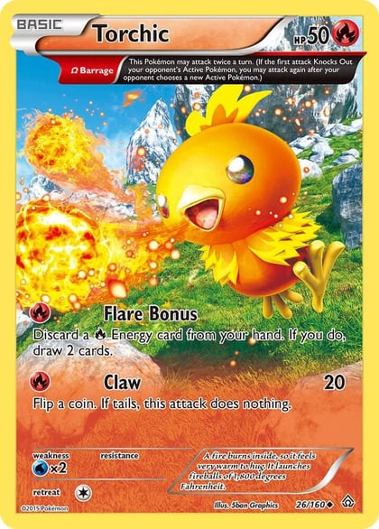 Torchic (Omega), XY - Primal Clash 26/160