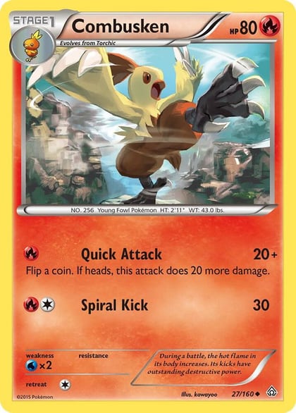 Combusken, XY - Primal Clash 27/160