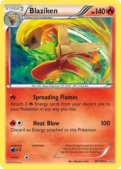 Blaziken, XY - Primal Clash 28/160