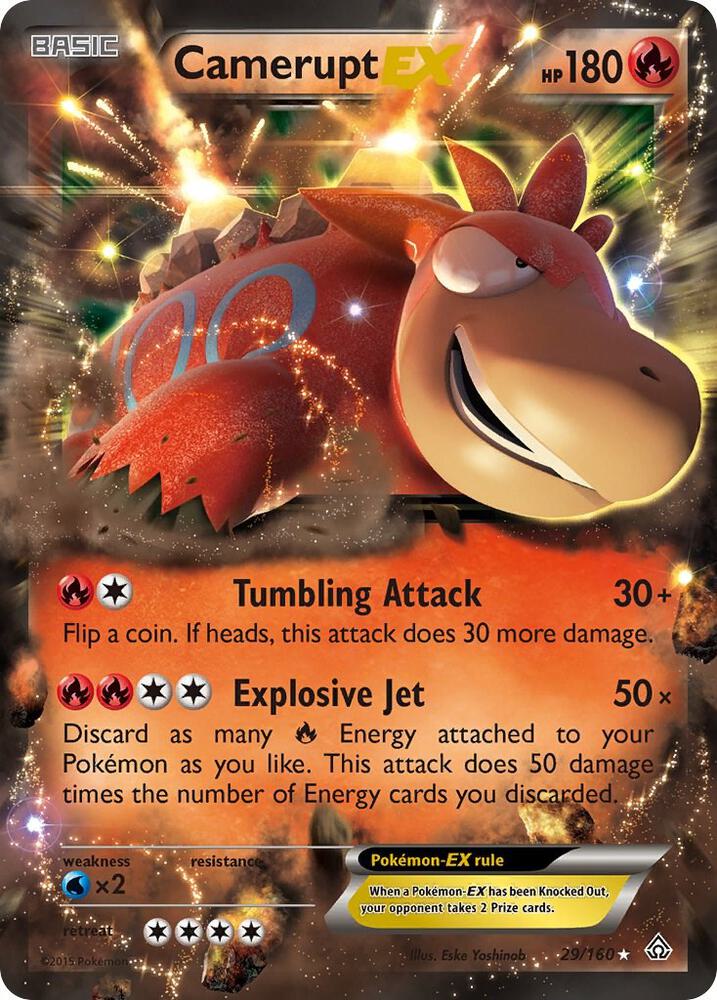 Camerupt EX, XY - Primal Clash 29/160