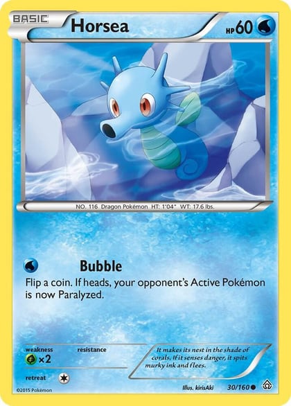 Horsea, XY - Primal Clash 30/160