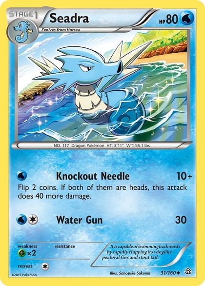 Seadra, XY - Primal Clash 31/160