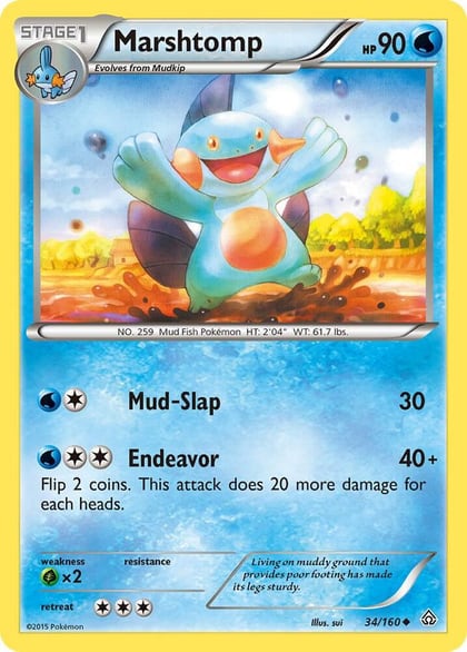 Marshtomp, XY - Primal Clash 34/160
