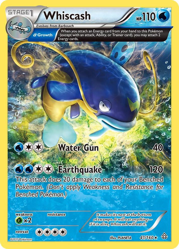 Whiscash (Alpha), XY - Primal Clash 41/160