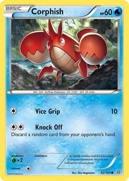 Corphish, XY - Primal Clash 42/160