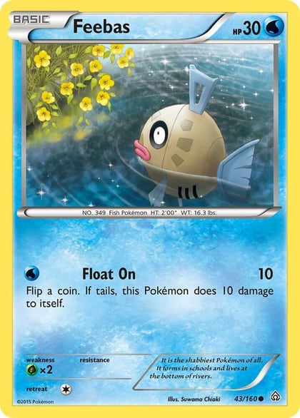 Feebas, XY - Primal Clash 43/160