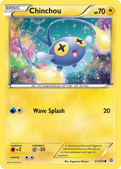 Chinchou, XY - Primal Clash 57/160