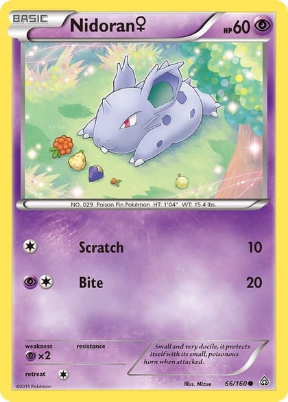 Nidoran (F), XY - Primal Clash 66/160