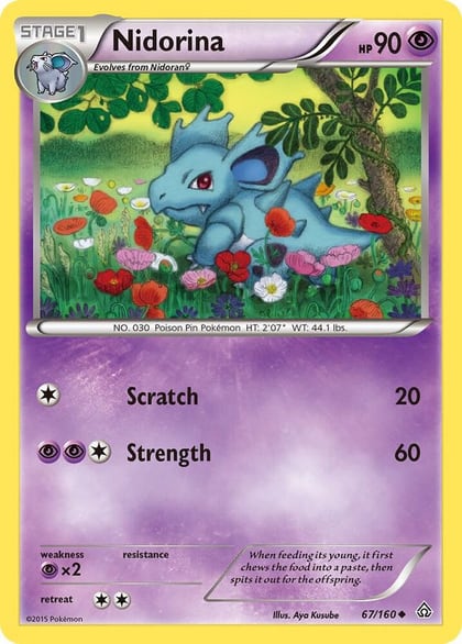 Nidorina, XY - Primal Clash 67/160