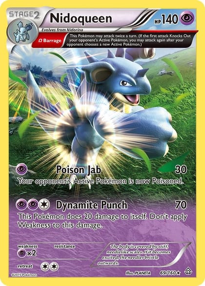 Nidoqueen (Omega), XY - Primal Clash 69/160