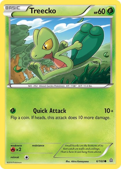 Treecko, XY - Primal Clash 6/160