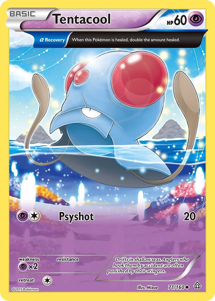 Tentacool (Alpha), XY - Primal Clash 71/160