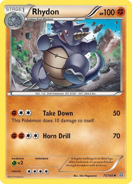 Rhydon, XY - Primal Clash 75/160