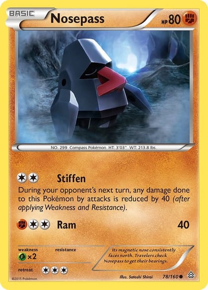 Nosepass, XY - Primal Clash 78/160