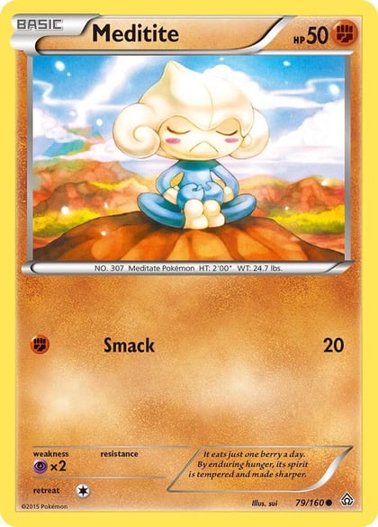 Meditite, XY - Primal Clash 79/160