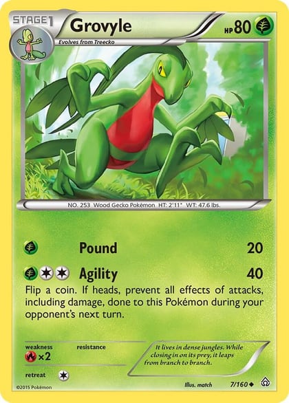 Grovyle, XY - Primal Clash 7/160