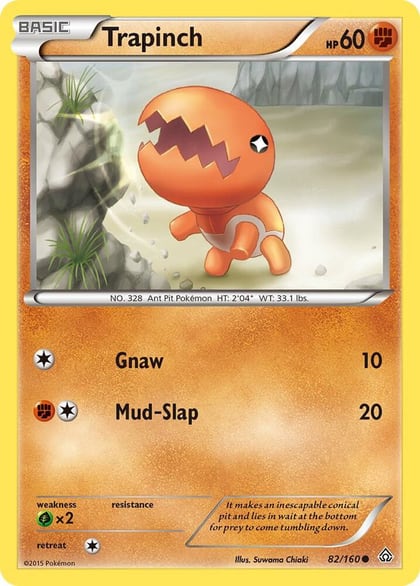 Trapinch, XY - Primal Clash 82/160