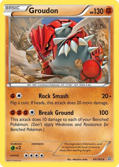 Groudon, XY - Primal Clash 84/160