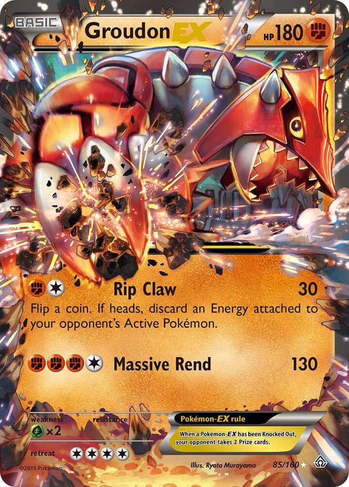 Groudon EX, XY - Primal Clash 85/160