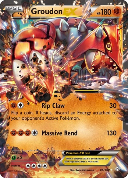Groudon EX, XY - Primal Clash 85/160