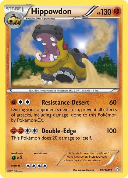 Hippowdon, XY - Primal Clash 88/160