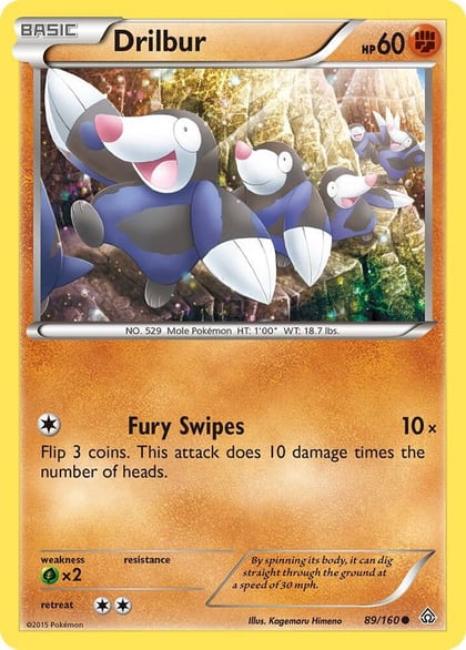 Drilbur, XY - Primal Clash 89/160