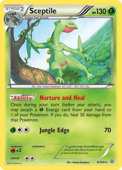 Sceptile, XY - Primal Clash 8/160