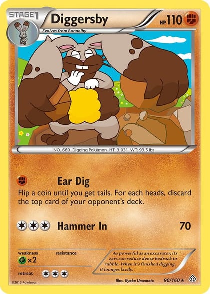 Diggersby, XY - Primal Clash 90/160