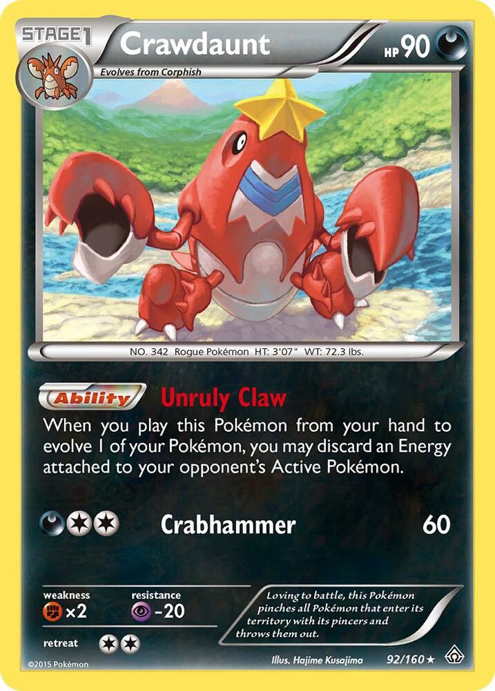 Crawdaunt, XY - Primal Clash 92/160
