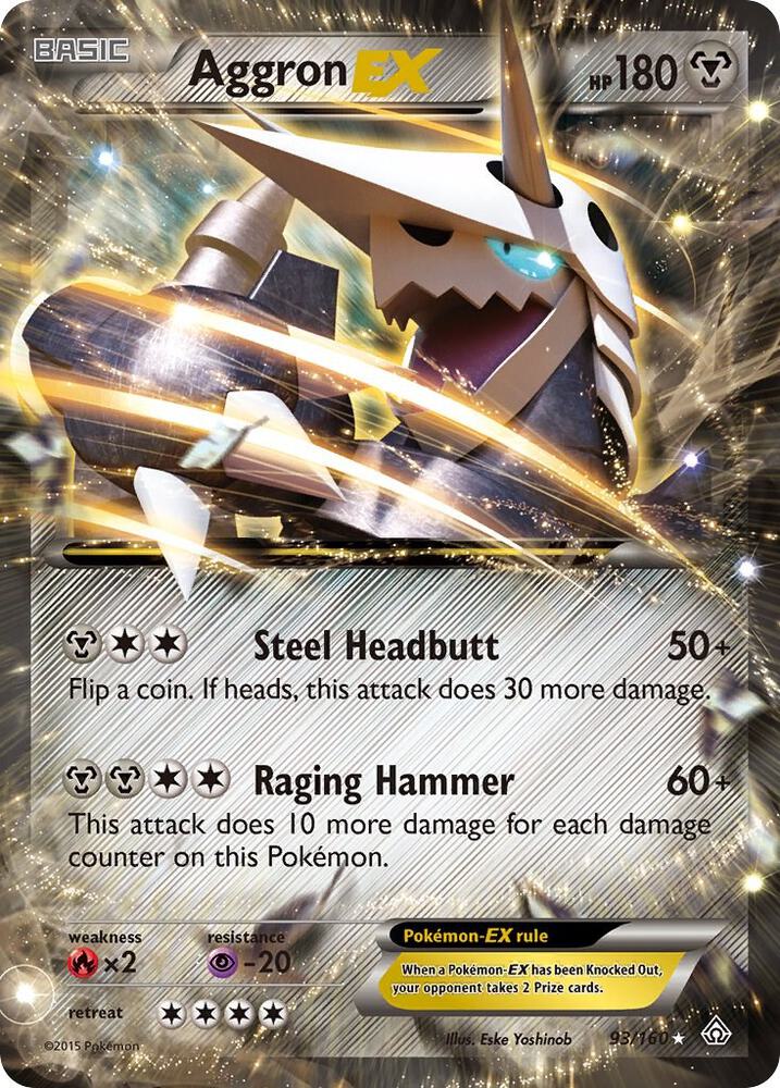 Aggron EX, XY - Primal Clash 93/160