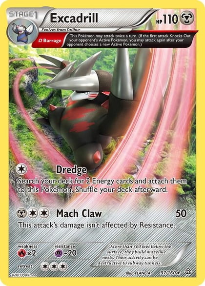 Excadrill (Omega), XY - Primal Clash 97/160