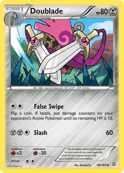 Doublade, XY - Primal Clash 99/160